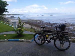 Then I set off on a 90km cycle tour of the island...