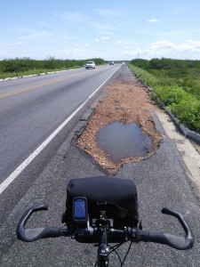 Contender for pothole of the trip