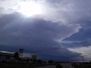 Impressive cloud over Mossoro