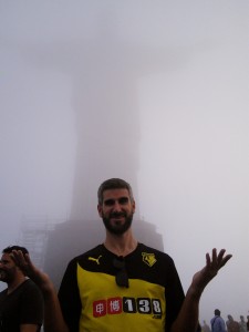 And Christ The Redeemer, in zero visibility!